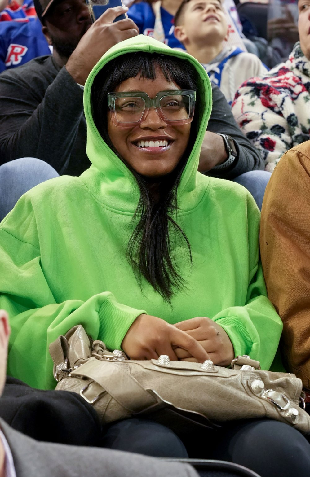 Keke Palmer Calls Out Trolls Who Said She Looks Ugly Without Makeup lime green