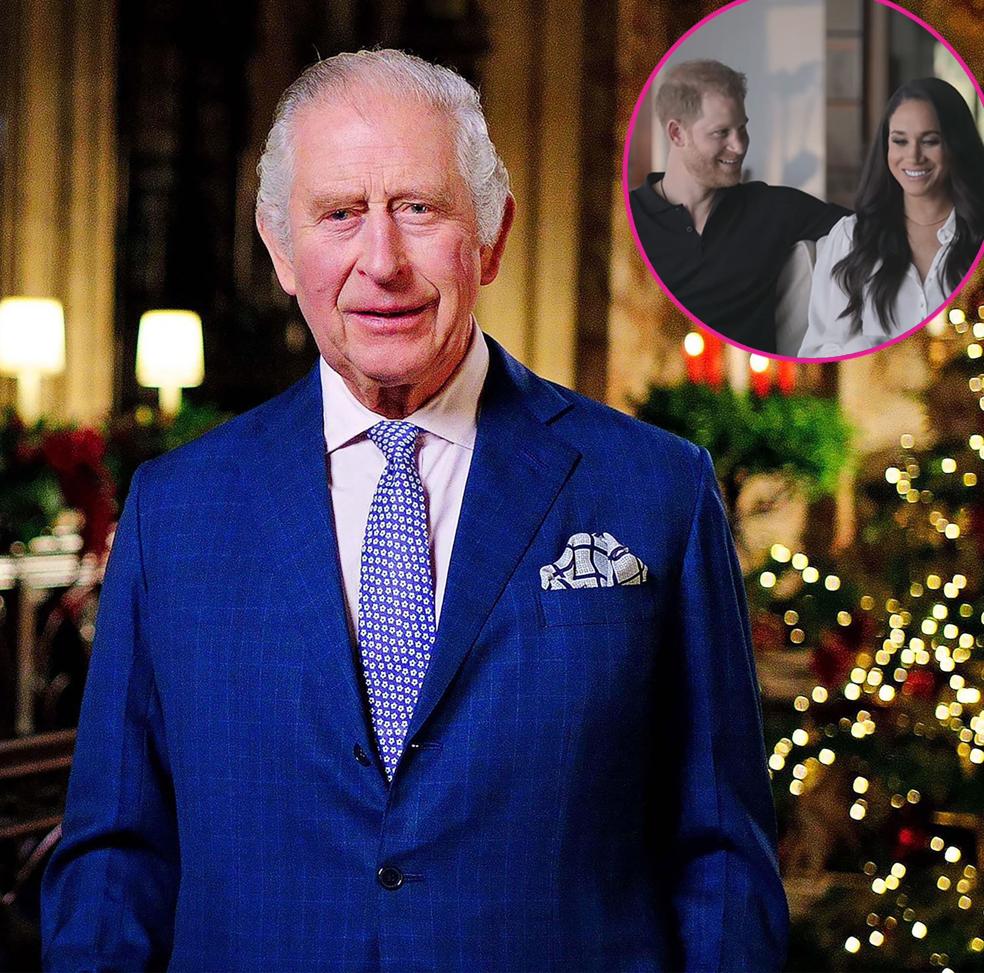 King Charles III Doesn't Mention Prince Harry and Meghan Markle in Christmas Speech — After Shouting Out Prince William and Princess Kate - 235