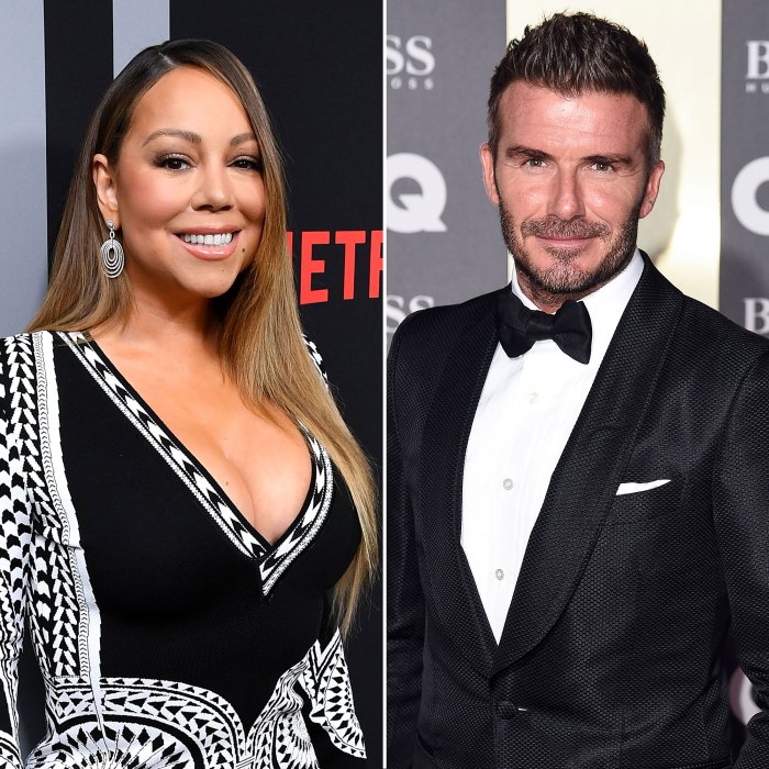Mariah Carey Loves David Beckhams All I Want for Christmas Is You Cover