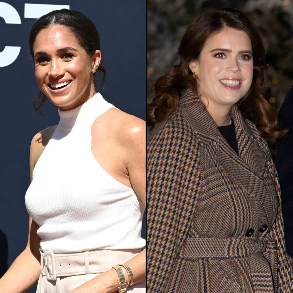 Meghan Markle and Princess Eugenie Have an &lsquo;Unbreakable Bond&rsquo; herringbone coat
