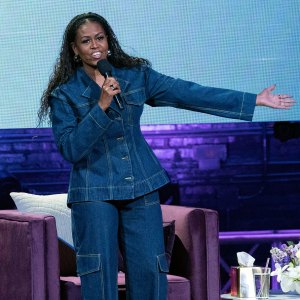 Michelle Obama's post-White House style denim on denim