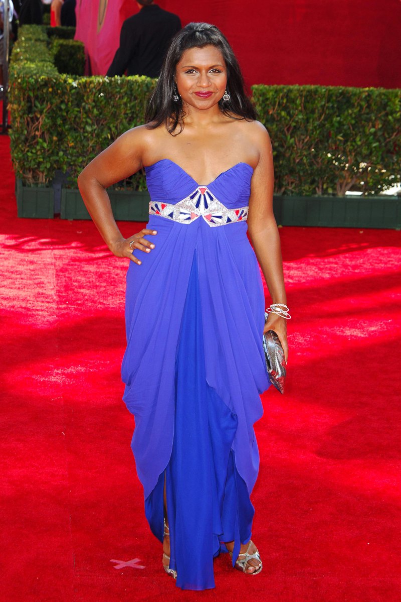 Mindy Kaling Body Evolution, Quotes About Diet Through the Years - 037 61st Annual Primetime Emmy Awards, Arrivals, Los Angeles, America - 20 Sep 2009