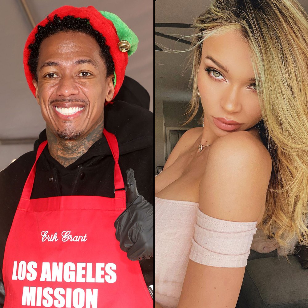 Nick Cannon and Alyssa Scott Share 1st Look at Newborn Daughter Halo Following Loss of Son Zen 1 Year Prior red apron