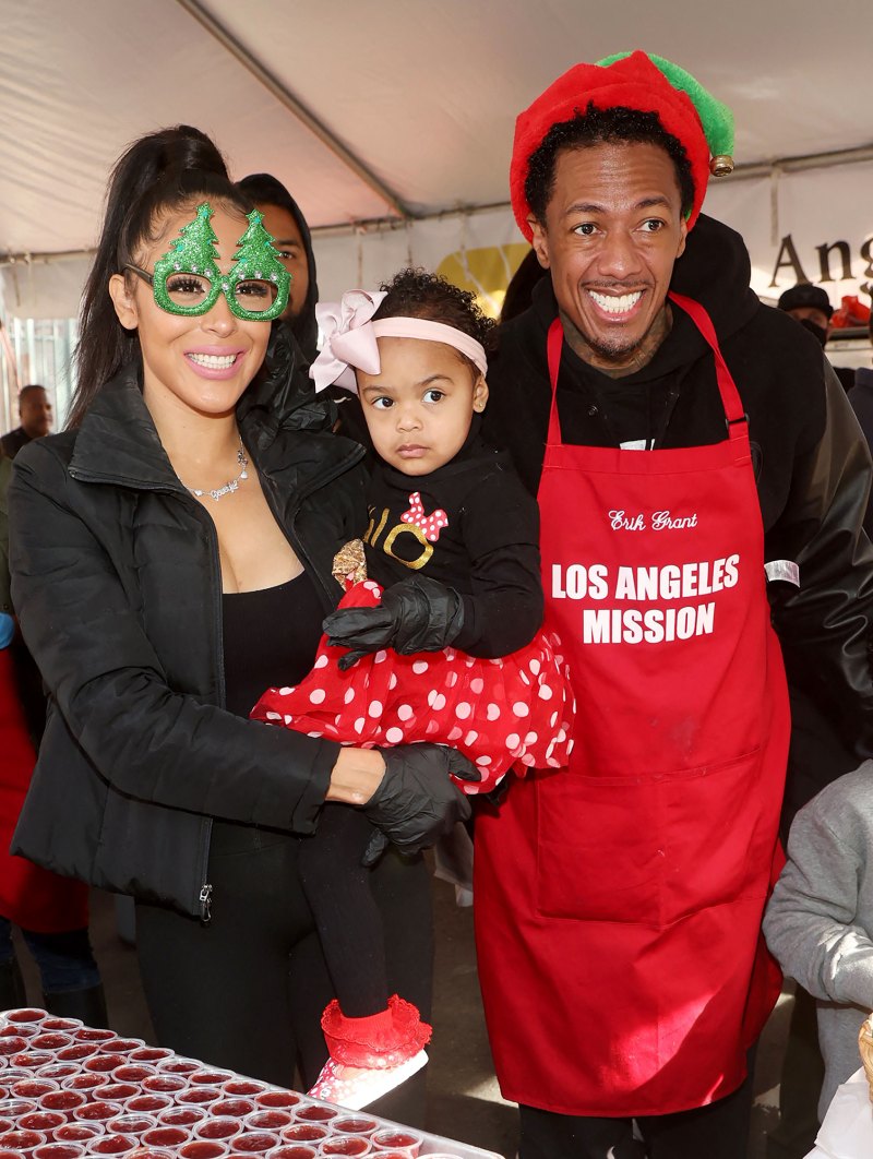 Nick Cannon and Brittany Bell celebrate Christmas with their children by feeding the homeless