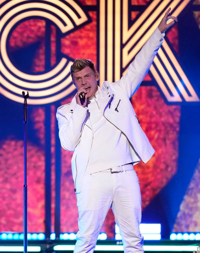 Nick Carter Performs at Jingle Ball Amid Sexual Assault Allegations 01