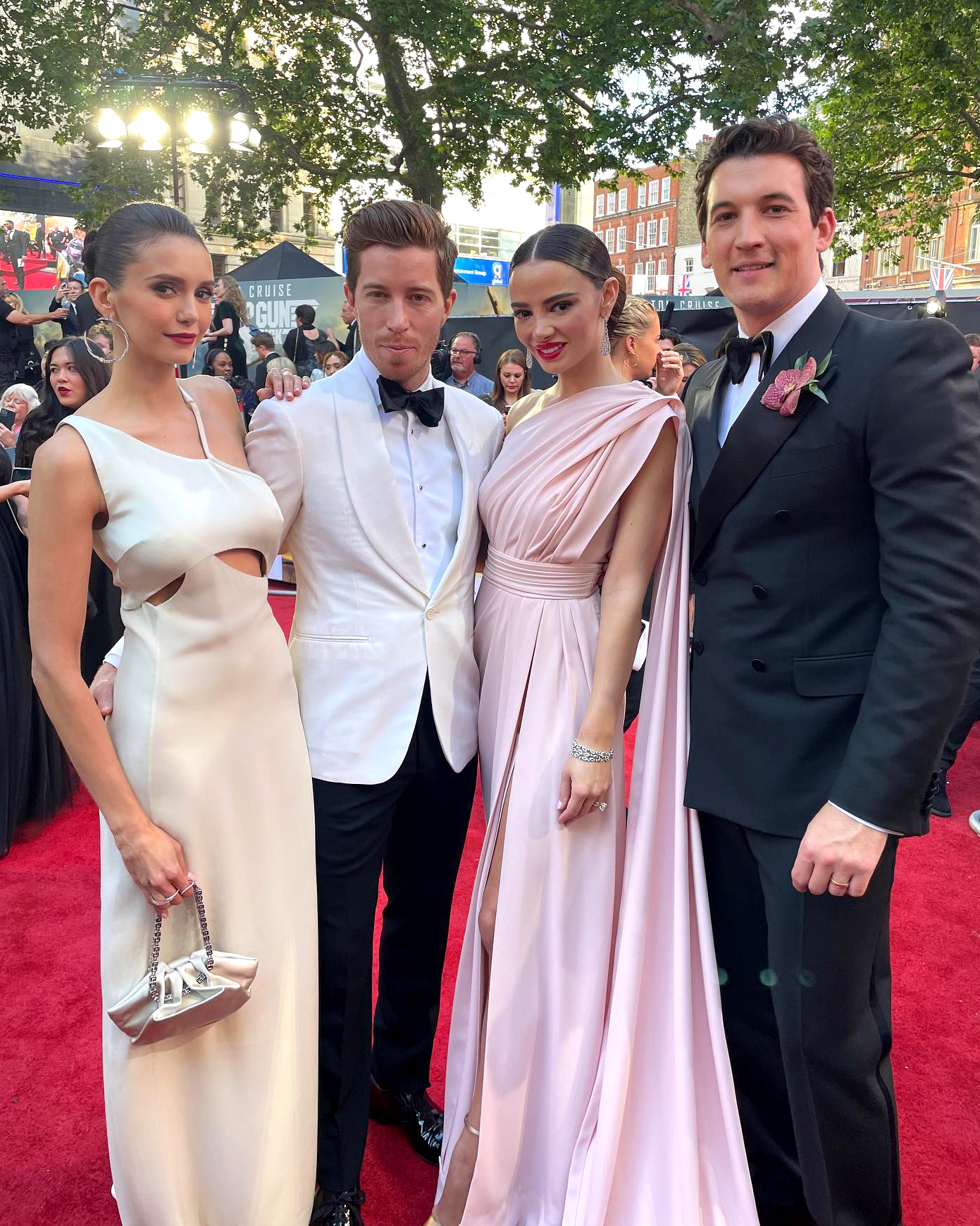 Nina Dobrev and Shaun White's Epic Star-Studded Double Dates: Unveiling Their A-List Celebrity Squad from Paul Wesley to Miles Teller!