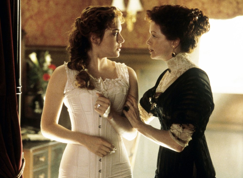 No One Could Breathe on Titanic Set Due to Tight Corsets white corsets