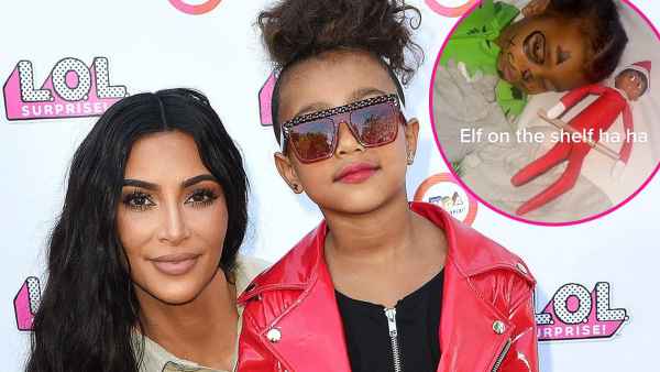 North West Uses Mom Kim Kardashian's Beauty Products to Draw on Brother Psalm' Face in TikTok Prank - 176