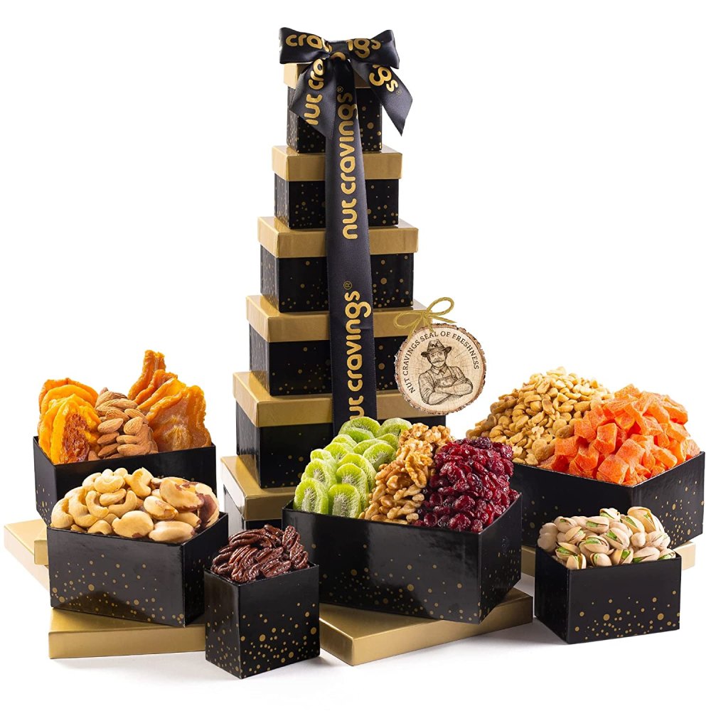 Nut Cravings Dried Fruit & Nuts Tower