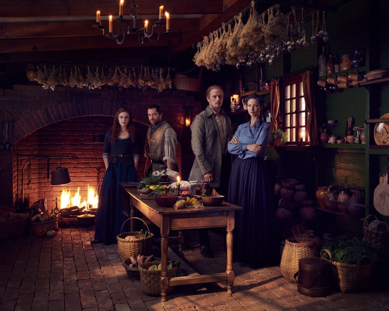 The Fraser family on Outlander