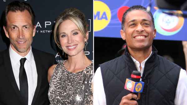 T.J. Holmes Said Amy Robach and Andrew Shue’s Marriage Was a ‘Love Story Like No Other’ on ‘GMA3’ 1 Year Before Scandal sparkle dress quilted vest