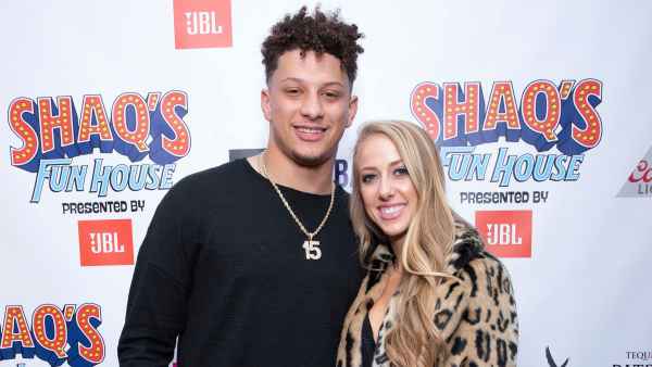 Patrick Mahomes and Brittany Matthews Are in ‘Pure Baby Bliss’ After Welcoming Son Bronze- Inside Their Life as a Family of 4 - 851 Shaqs Fun House, Atlanta, USA - 01 Feb 2019