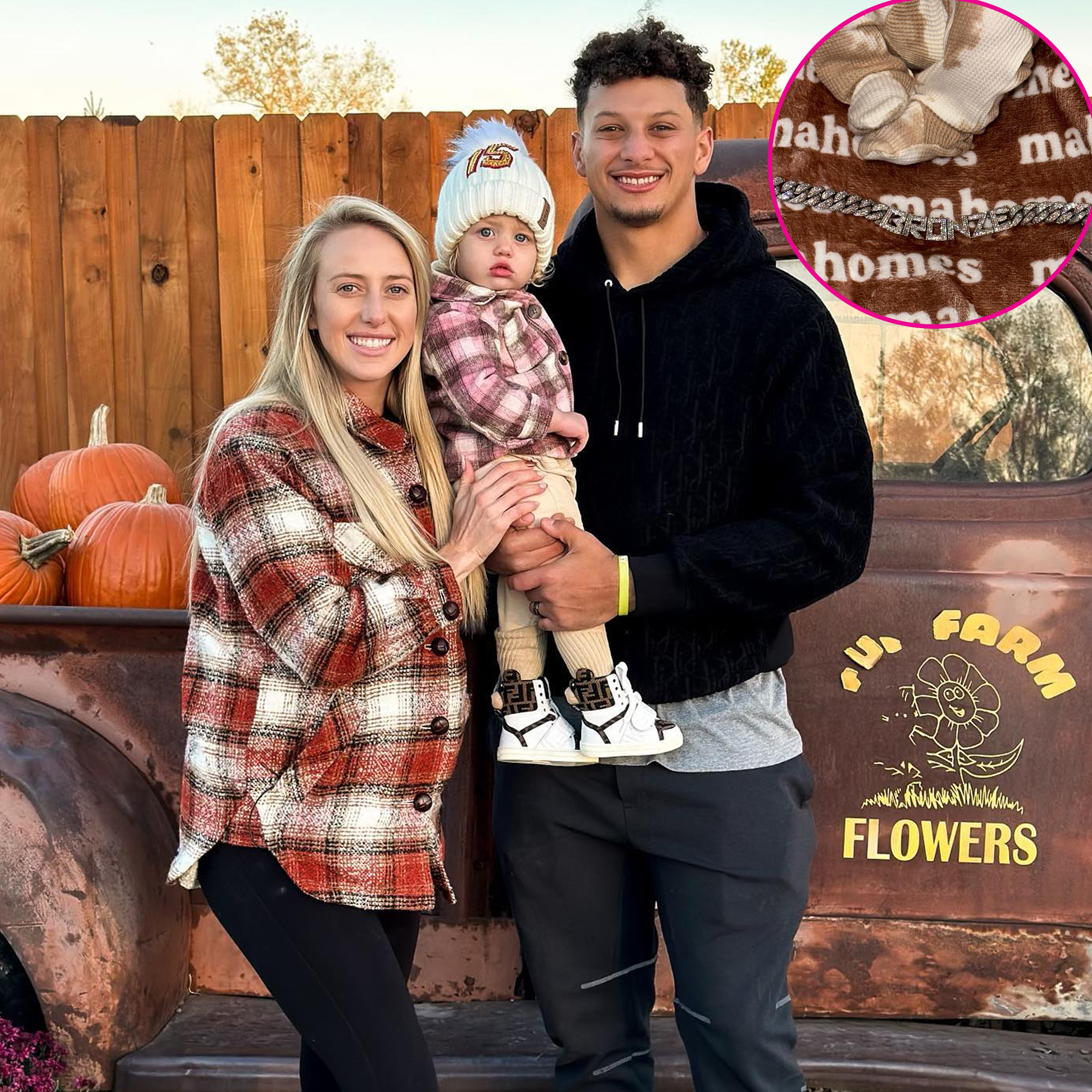 Patrick Mahomes, Wife Brittany's Daughter Meets Baby Bronze: Pic