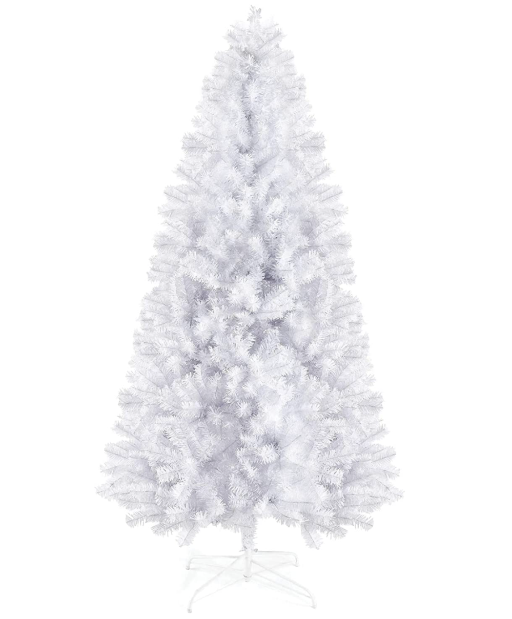 Prextex 6 Feet White Christmas Tree
