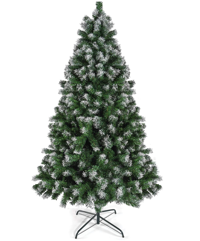Prextex Premium 6 ft Artificial Flocked Christmas Tree