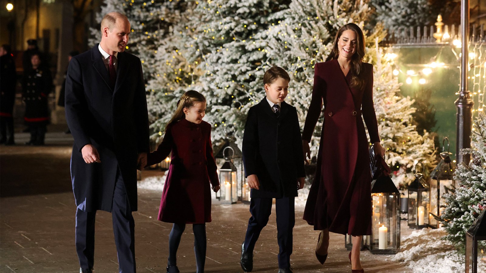 Prince George and Princess Charlotte Match Their Parents at Princess Kate's Christmas Concert - 240 Christmas carol service at Westminster Abbey, London, UK - 15 Dec 2022