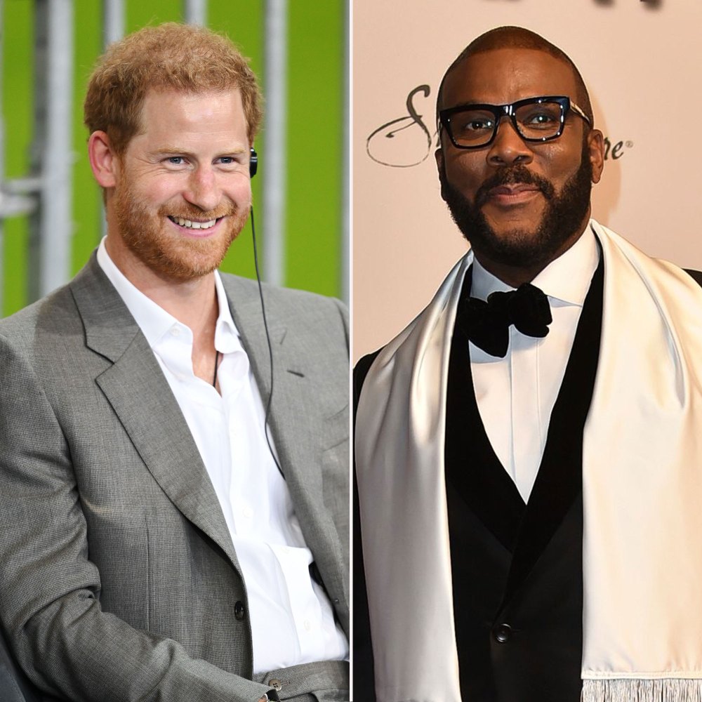 Prince Harry Says Family Thought He Was Still in Canada for 6 Weeks They Lived With Tyler Perry white scarf