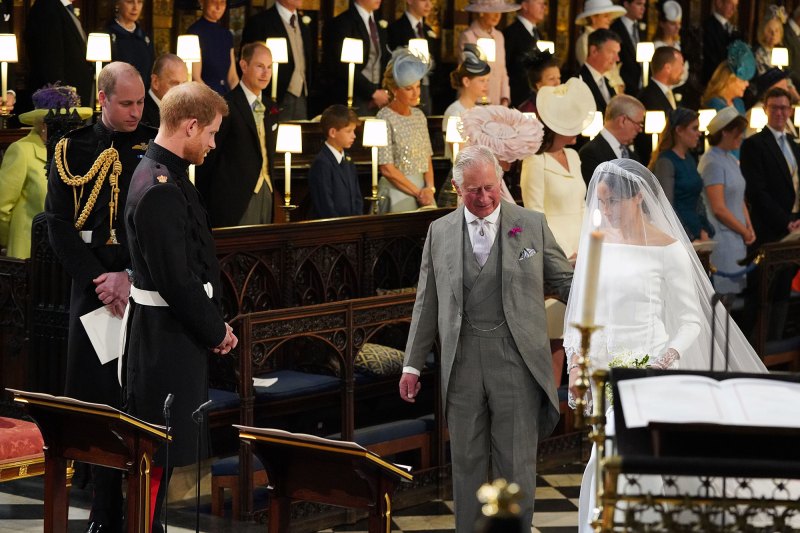 Prince Harry and Father King Charles III's Ups and Downs Through the Years- A Timeline - 264 The wedding of Prince Harry and Meghan Markle, Ceremony, St George's Chapel, Windsor Castle, Berkshire, UK - 19 May 2018