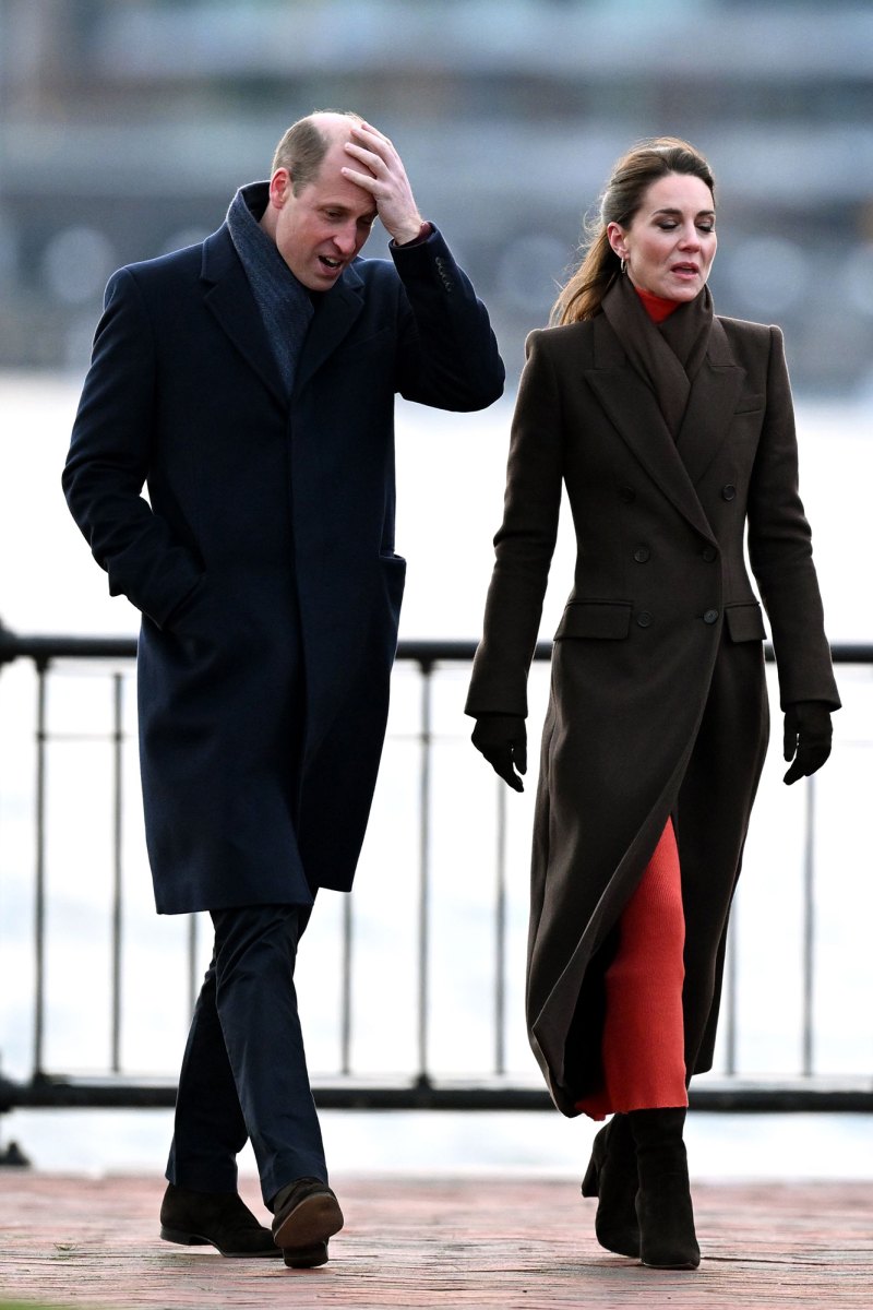 Prince William and Catherine Princess of Wales visit to Boston Harbour