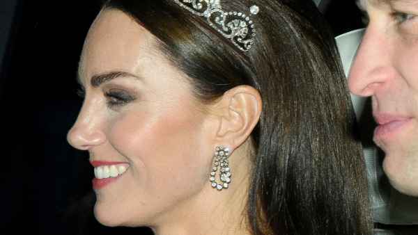 Princess Kate Sparkles in Lotus Flower Tiara for Annual Diplomatic Reception With Prince William 747 Diplomatic reception at Buckingham Palace, London, UK - 06 Dec 2022