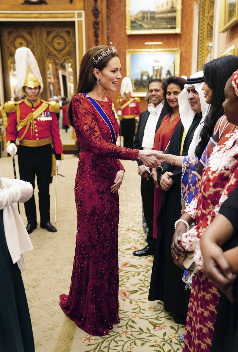 Princess Kate Tiara 756 Royals, Londra, Birleşik Krallık - 06 Aralık 2022İngiltere'den Galler Prensesi Kate, Londra'daki Buckingham Sarayı'ndaki Diplomatik Birlik resepsiyonu sırasında