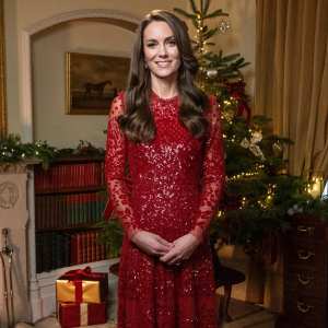 Princess Kate Wears Festive Red Gown While Promoting Holiday Concert 'Royal Carols: Together at Christmas'
