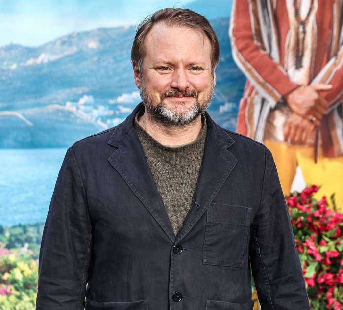 Rian Johnson Reveals Why He Is 'Pissed Off‘ About the Title for 'Knives Out' Sequel 'Glass Onion‘ sweater under blazer
