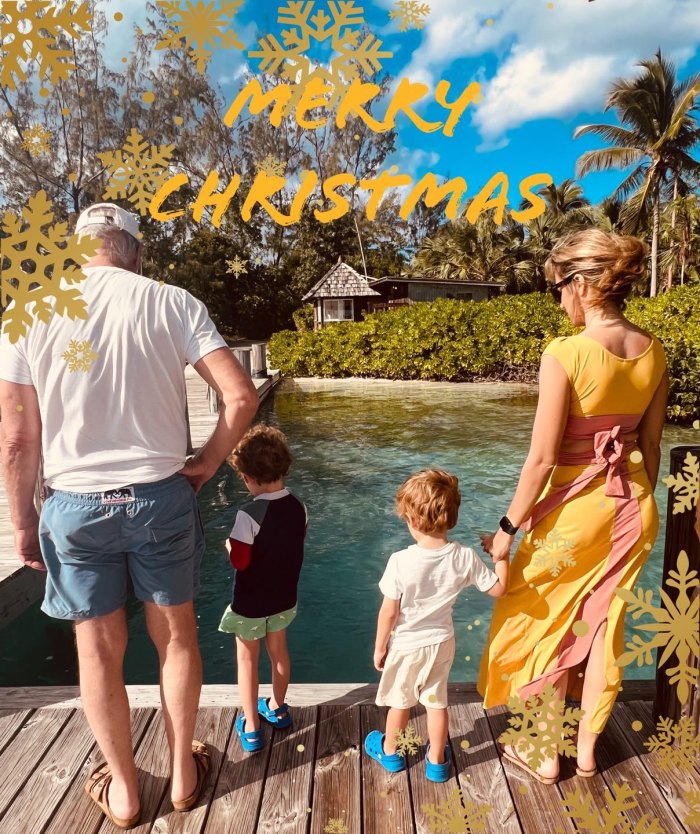 Richard Gere and wife Alejandra Silva share rare vacation photo with sons:'Merry Christmas from our family'