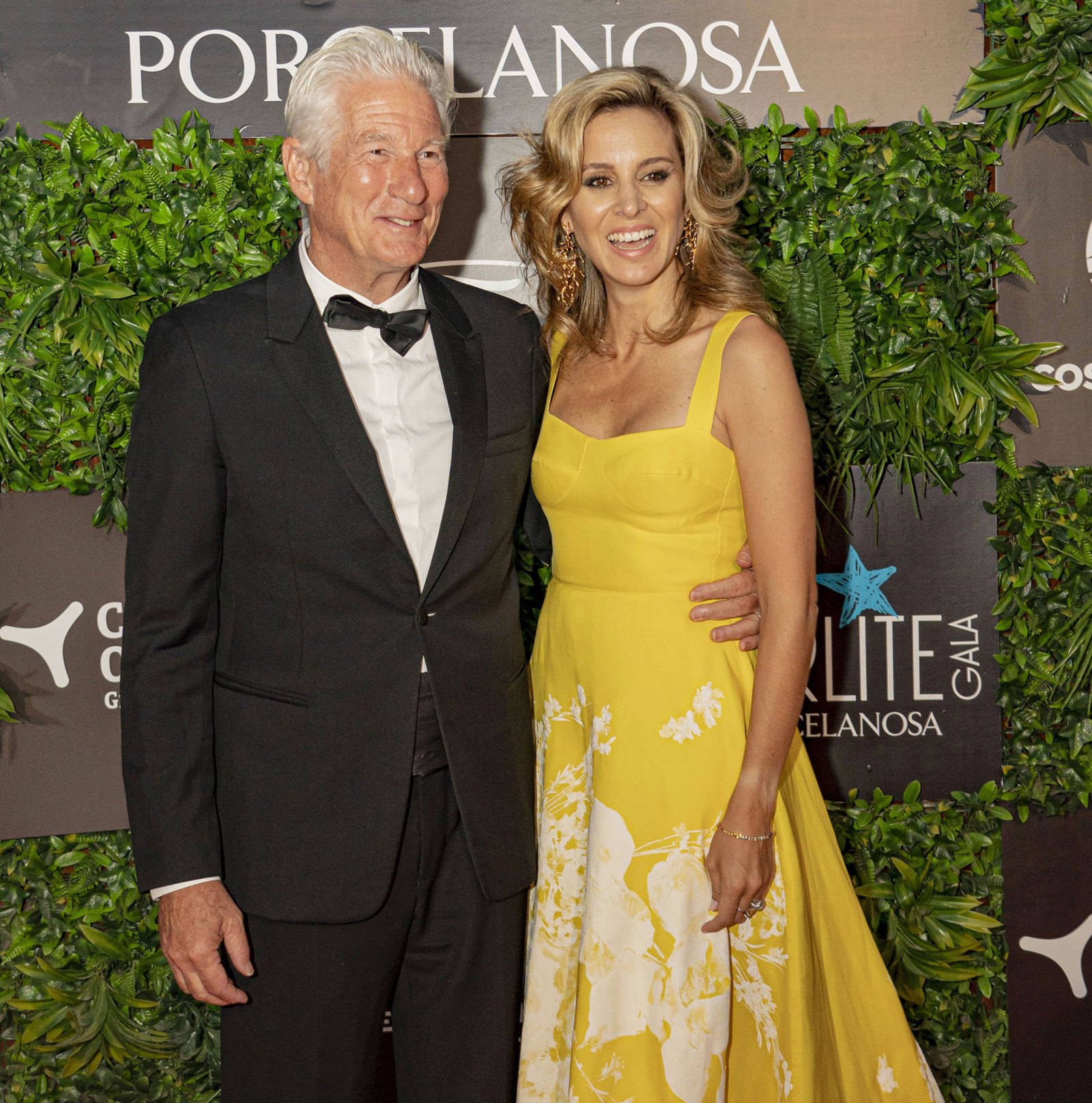 Richard Gere's Sweetest Photos With His 3 Sons, Wife Alejandra Silva Through the Years: Family Album yellow gown