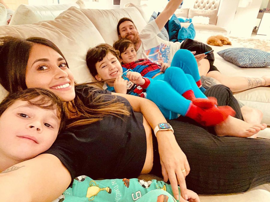Soccer Star Lionel Messi and Wife Antonela Roccuzzo’s Cutest Family Photos With Their 3 Sons - 086