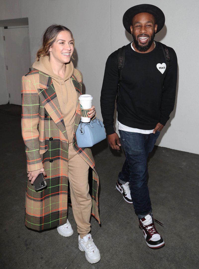 Stephen 'tWitch' Boss and Wife Allison Holker's Relationship Timeline black long sleeve with heart