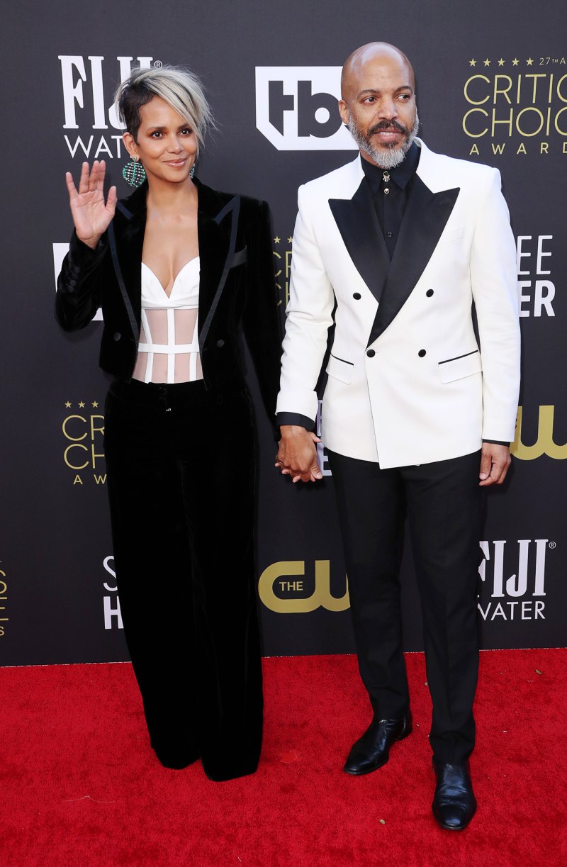 The Hottest Couple Style Moments of 2022- Ciara & Russell Wilson, Plus More - 061 Halle Berry and Van Hunt 27th Critics' Choice Awards, Arrivals, Los Angeles, California, USA - 13 Mar 2022