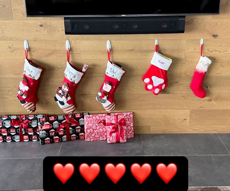 Tom Brady Has a Belated Holiday Celebration With His Children After Gisele Bundchen's Christmas Trip to Brazil Christmas stockings