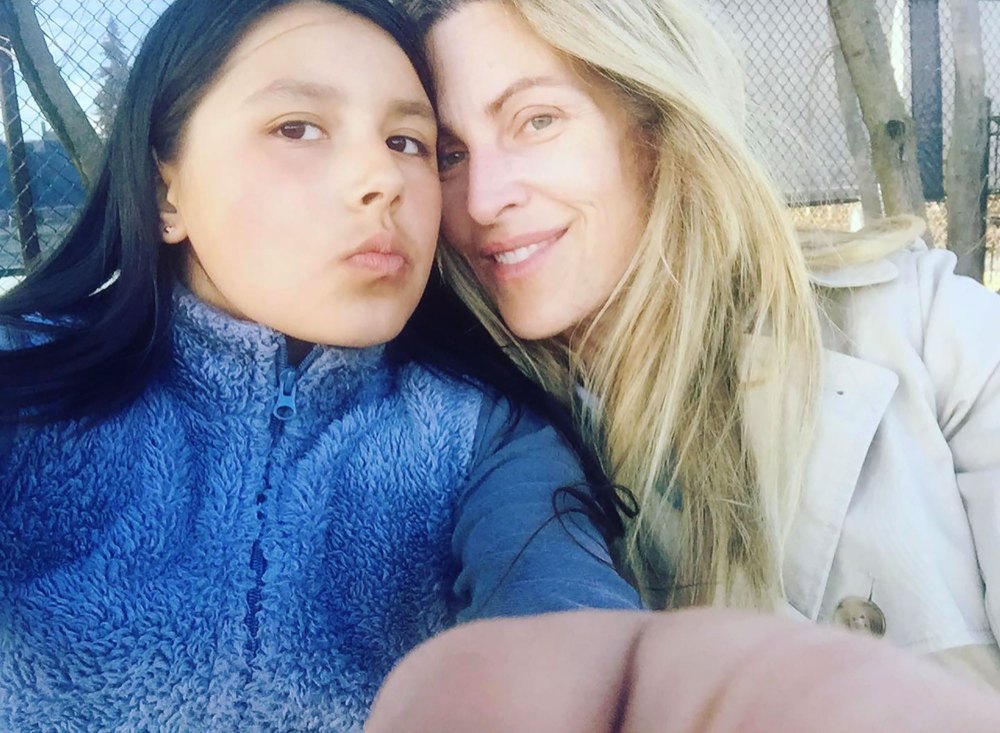 Tori Spelling Claims Mary Jo Eustace’s Daughter Is Living With Her and Dean McDermott blue fleece jacket