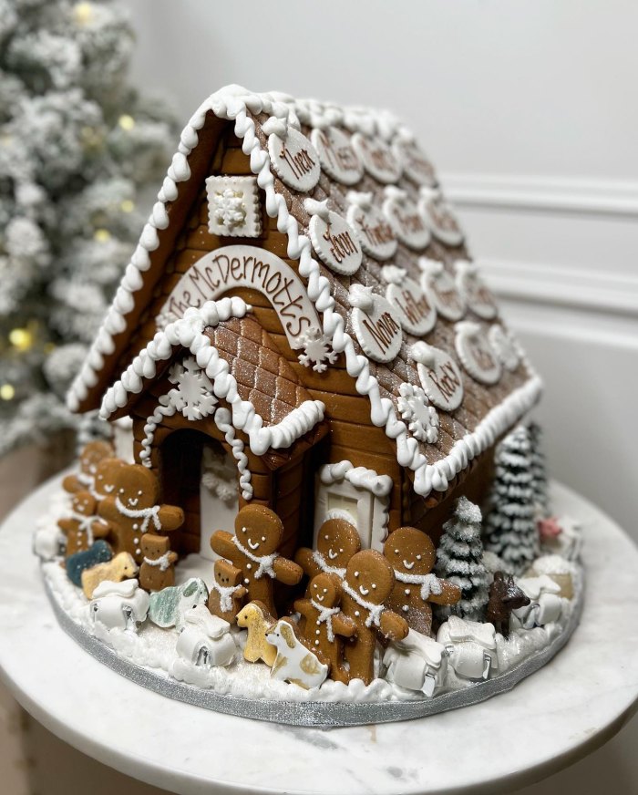 Tori Spelling Dean McDermott ‘Embracing Love With Holiday Gingerbread House