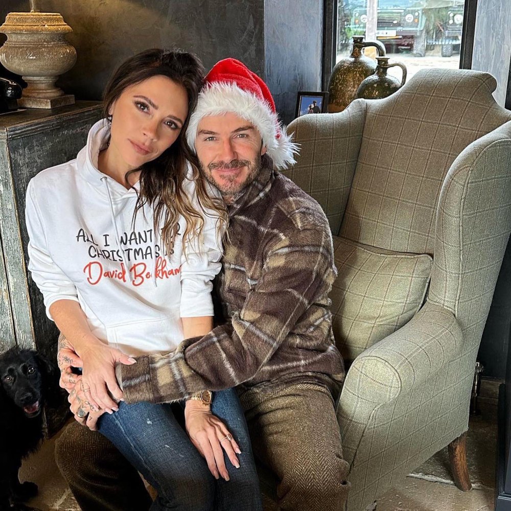 Victoria Beckham in ‘All I Want for Christmas Is David Beckham’ Hoodie - 319