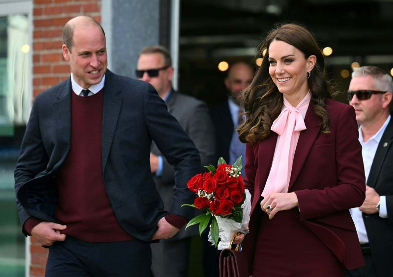 William, Kate Put on Happy Faces Hours After Harry's Netflix Trailer Drops