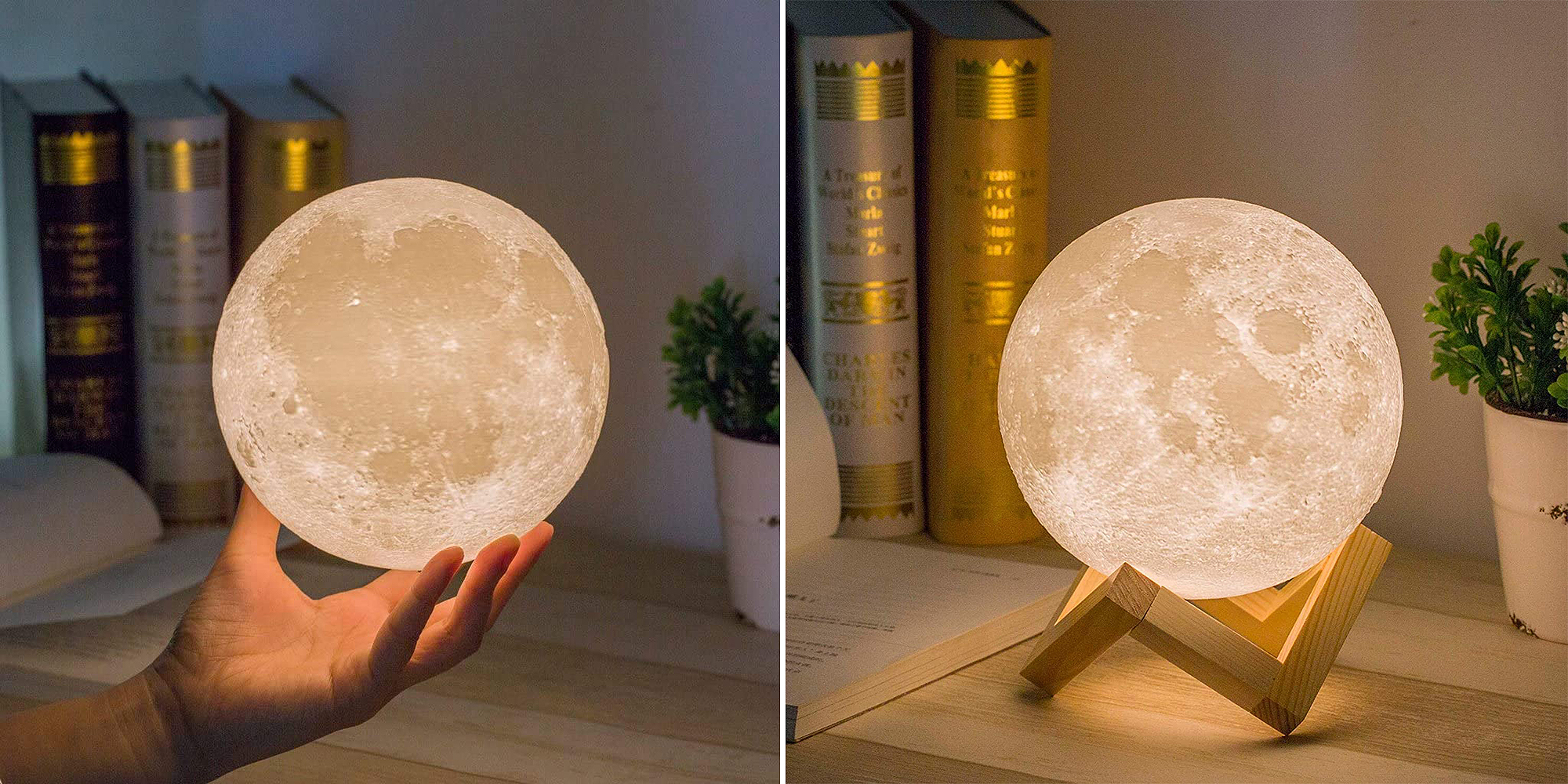 Få dash blive imponeret 3D Moon Lamp Is the Perfect Home Gift for the Holidays