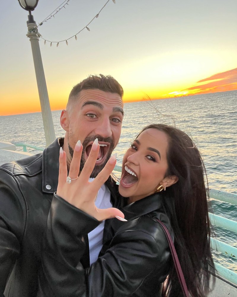 Becky G and Sebastian Lletget Celebrity Engagements of 2022: Stars Who Got Engaged This Year