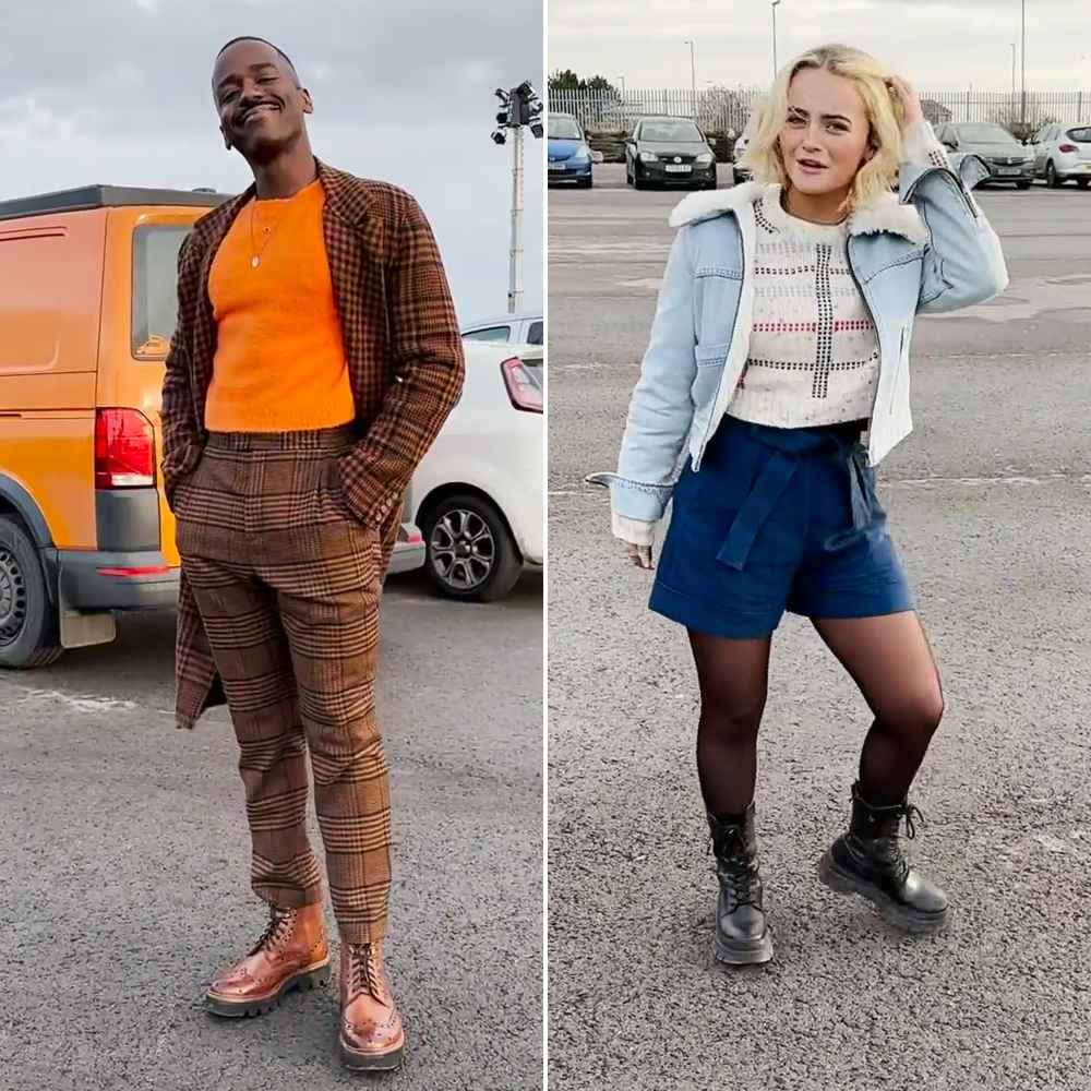 new look!  'Doctor Who' reveals Nkuti Gatwa and Millie Gibson's costumes