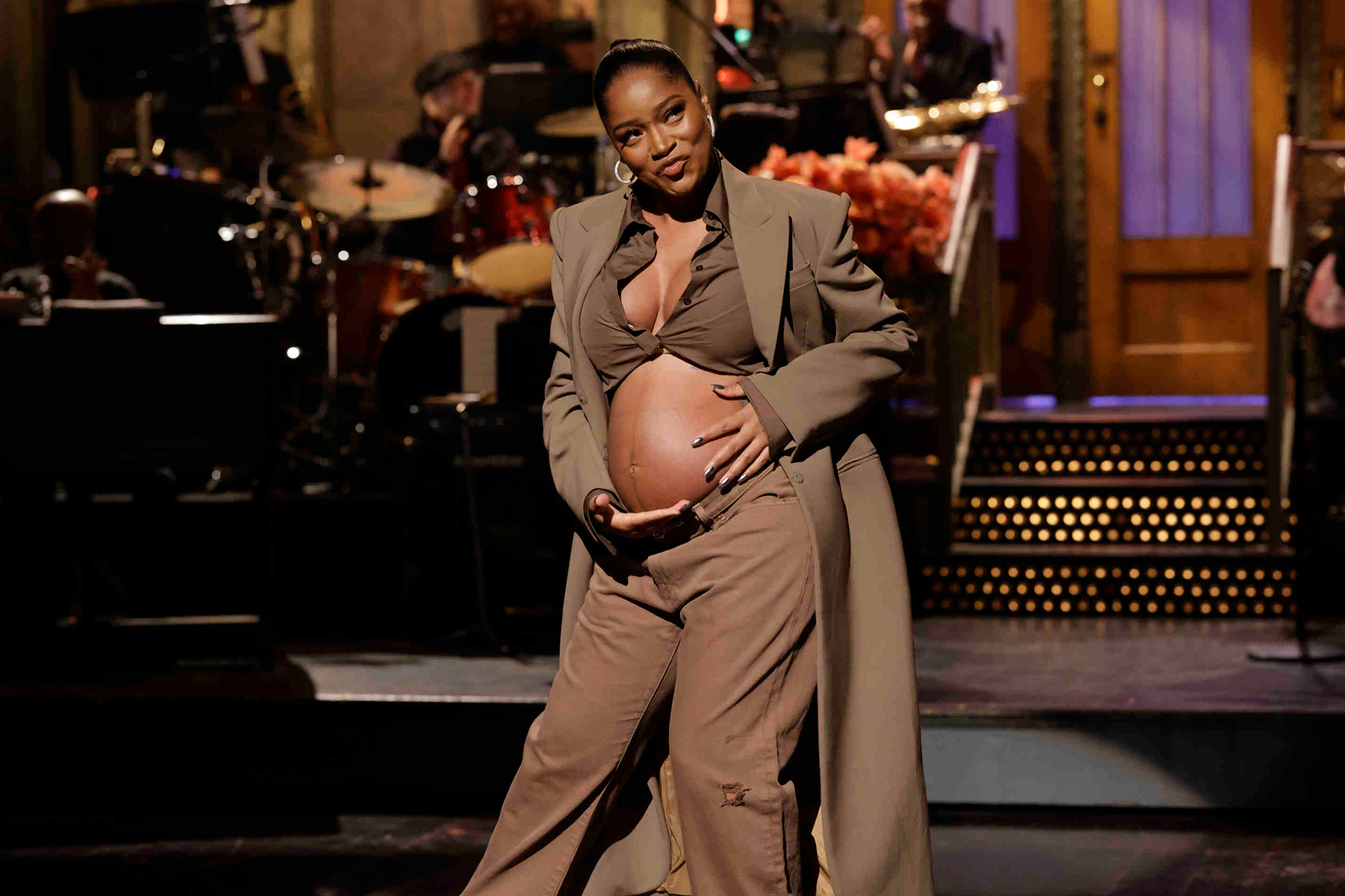 Keke Palmer Is Pregnant With Her 1st Baby: Watch 'SNL' Reveal