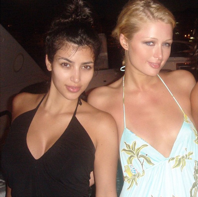 Kim Kardashian and Paris Hilton Ibiza