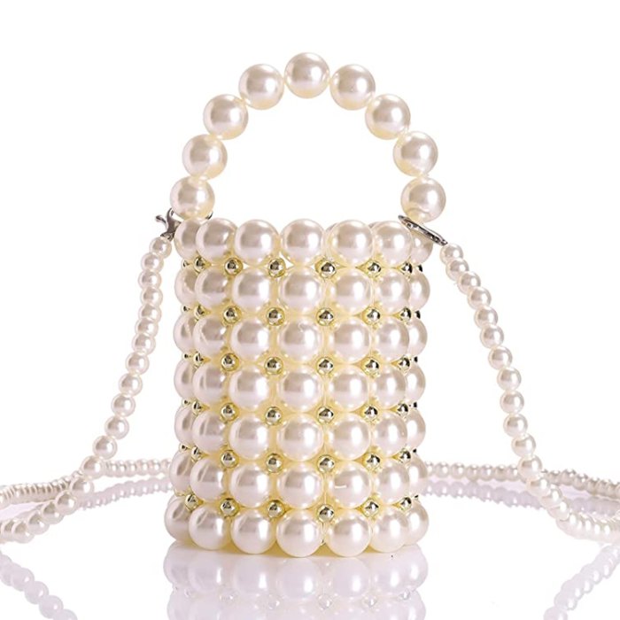 pearl evening bag