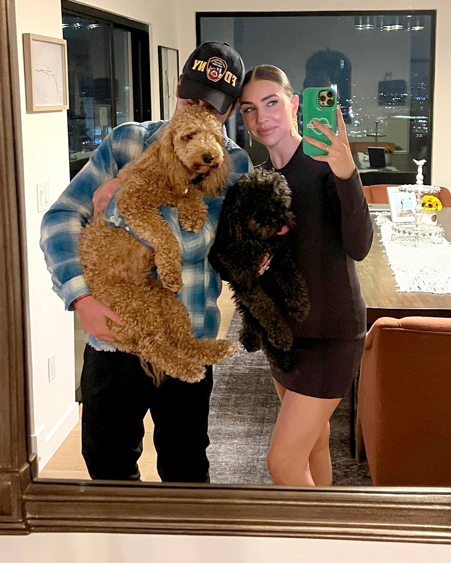 Adorable Expectant Celebrity Moms Embracing Their Cherished Pets During Pregnancy: Olivia Munn, Sharna Burgess, and More