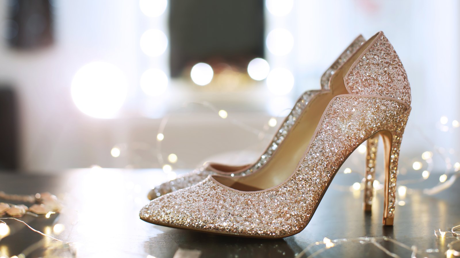 Glitter heels