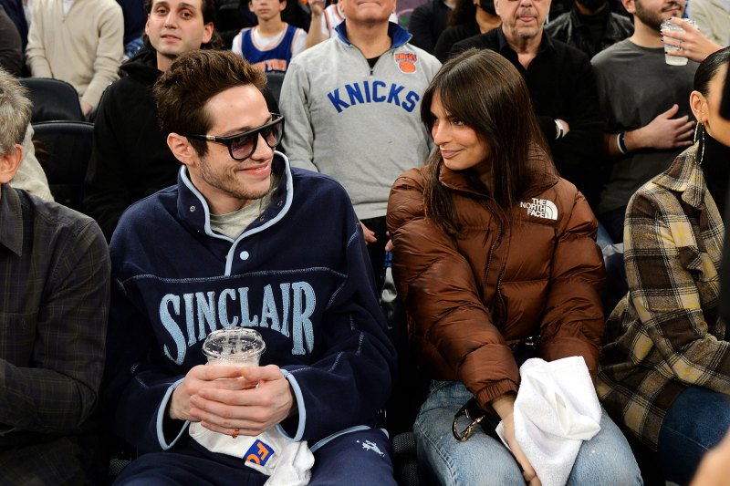 Hottest Hookups of 2022: Pete Davidson and Emily Ratajkowski, Victoria Fuller and Greg Grippo and More Mephis Grizzlies v New York Knicks, Madison Square Garden, New York, USA - 27 Nov 2022