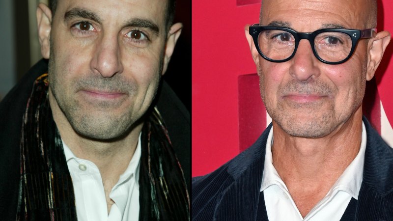 stanley tucci then and now