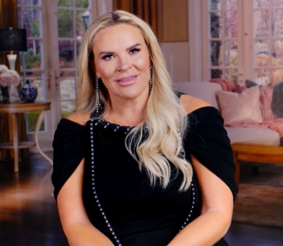 ‘Real Housewives of Salt Lake City’ Sneak Peek: Heather Gay Implies Black Eye Was Caused by Being 'Glocked' in the Face black shirt