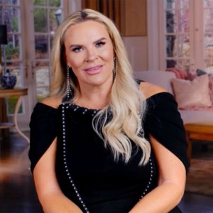 ‘Real Housewives of Salt Lake City’ Sneak Peek: Heather Gay Implies Black Eye Was Caused by Being 'Glocked' in the Face black shirt