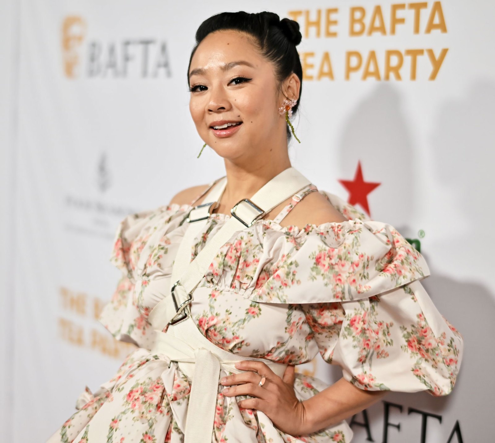 5 Things to Know About 'Everything Everywhere All at Once' Star Stephanie Hsu floral dress